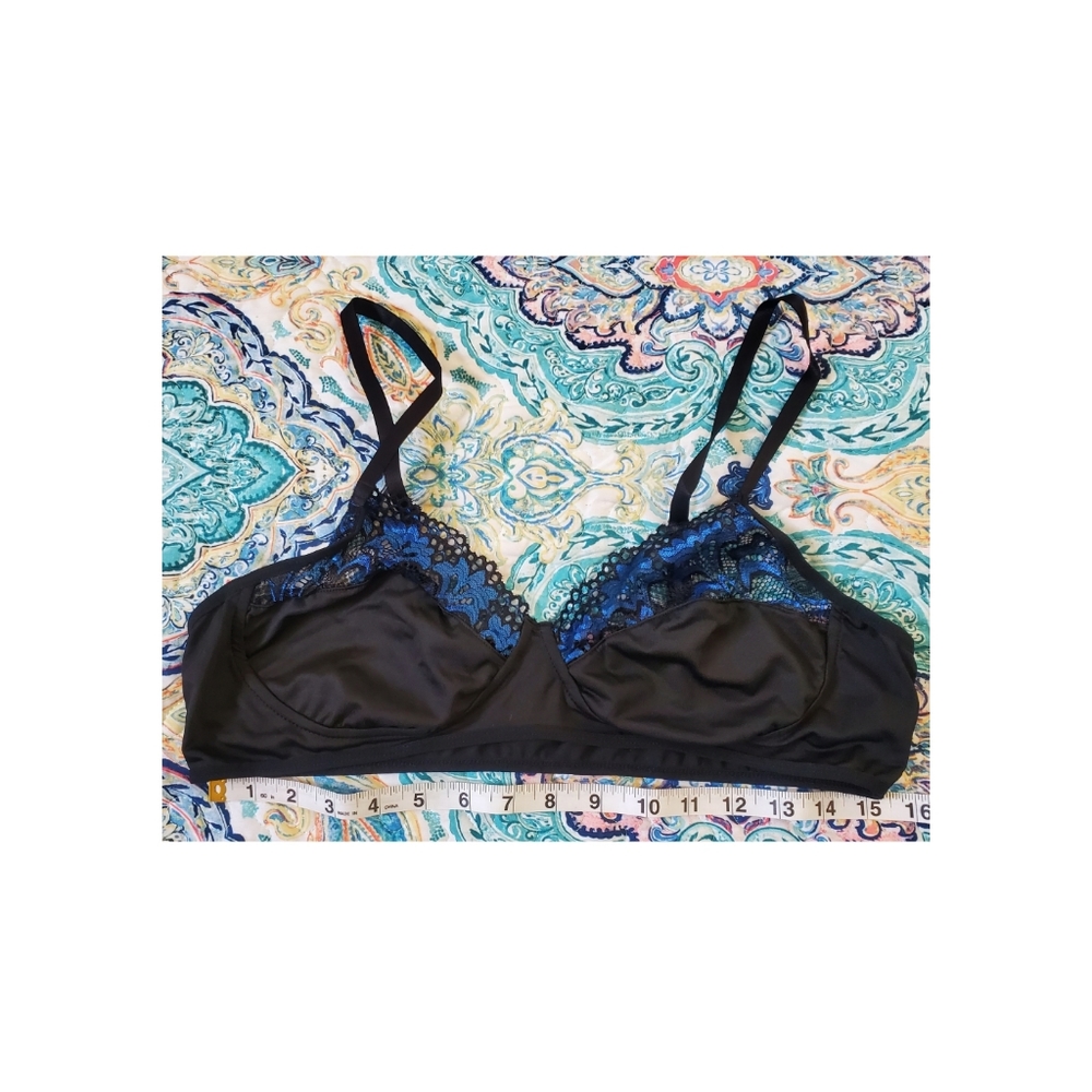 Shein Blue Lace detail Bralette
